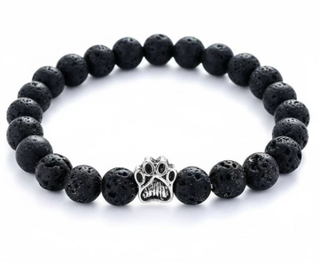 Dog Paw Bead Bracelet