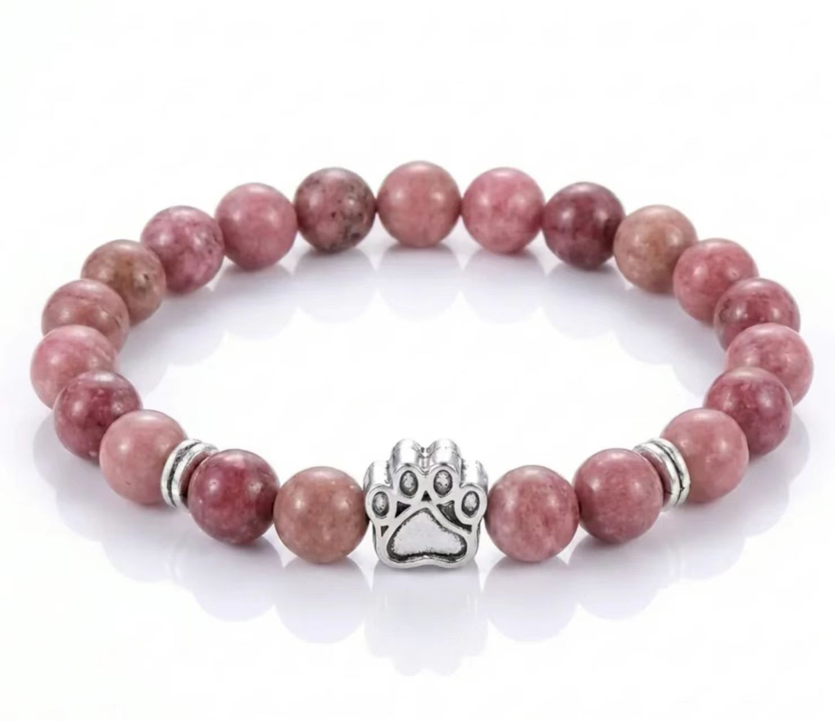 Dog Paw Bead Bracelet