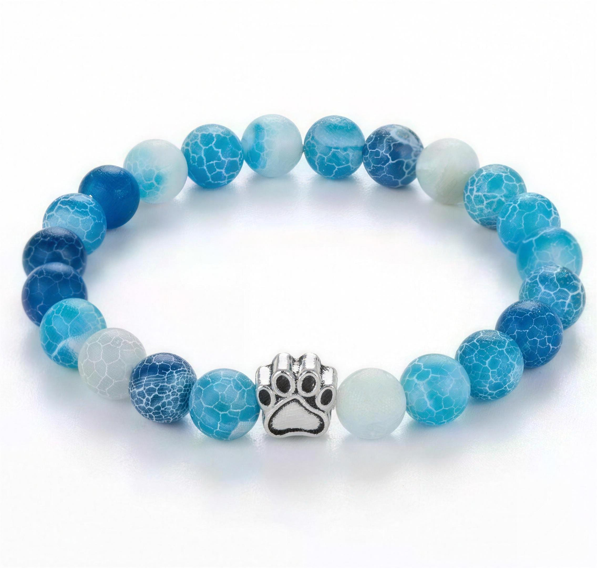 Dog Paw Bead Bracelet