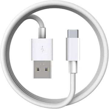 Xnarew USB C Charger Cable for JISULIFE Mini Fan 5FT White Copper