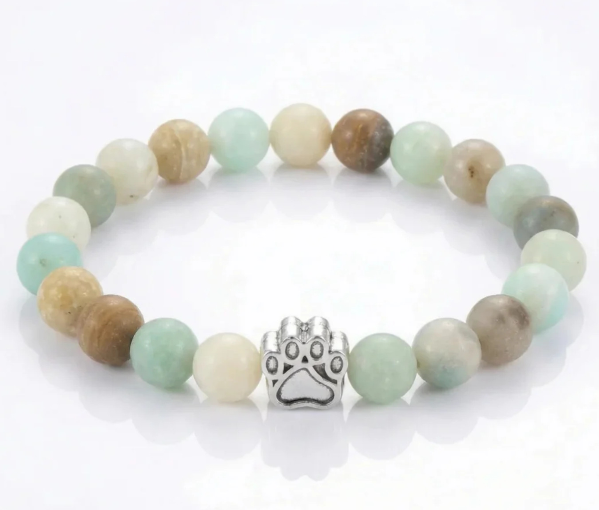 Dog Paw Bead Bracelet