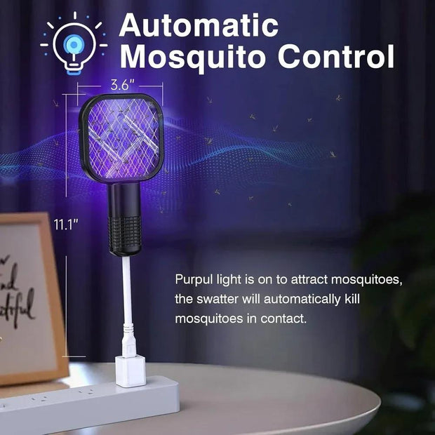 Portable Electric Mosquito Swatter – 1 Pc Effective Bug Zapper for Everyday Home Use