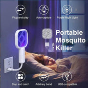 Portable Electric Mosquito Swatter – 1 Pc Effective Bug Zapper for Everyday Home Use