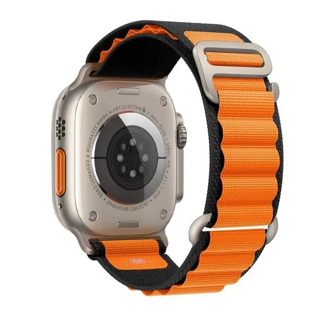 Alpine Style Nylon Apple Watch Loop with Metal Hook