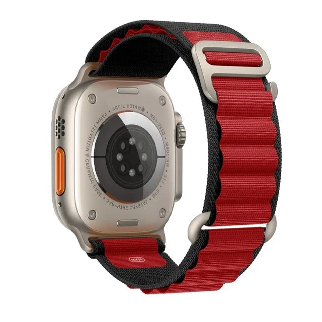 Alpine Style Nylon Apple Watch Loop with Metal Hook