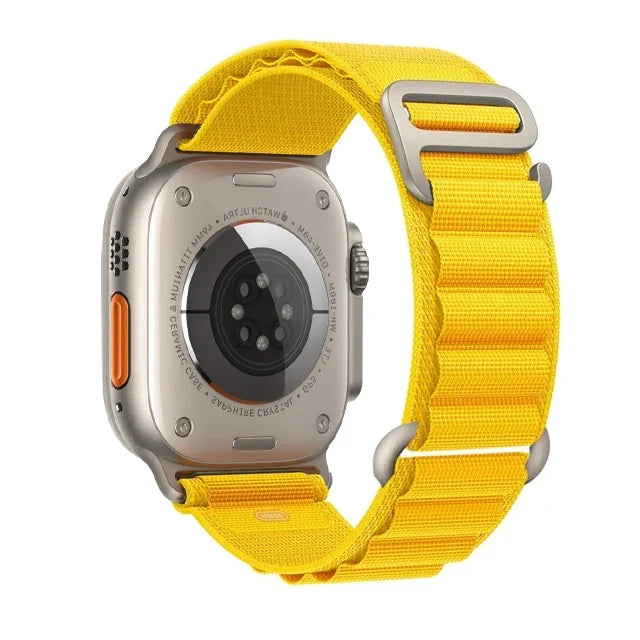 Alpine Style Nylon Apple Watch Loop with Metal Hook