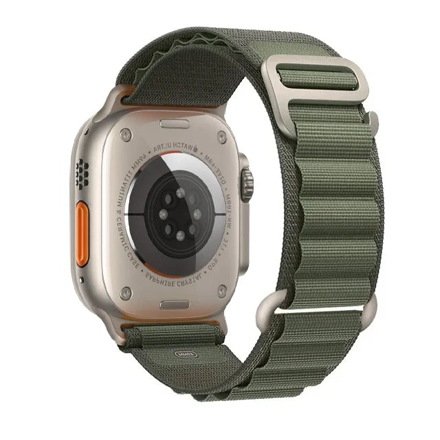 Alpine Style Nylon Apple Watch Loop with Metal Hook
