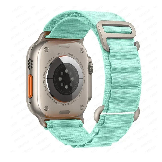 Alpine Style Nylon Apple Watch Loop with Metal Hook