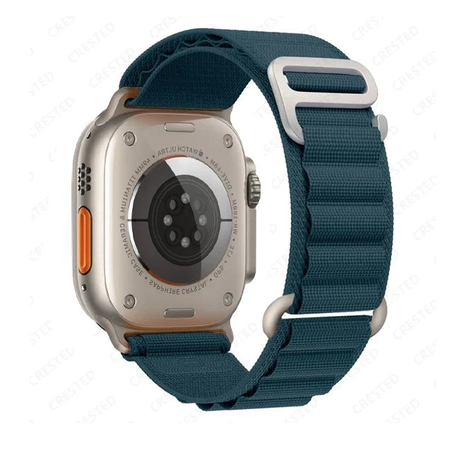 Alpine Style Nylon Apple Watch Loop with Metal Hook
