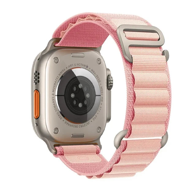 Alpine Style Nylon Apple Watch Loop with Metal Hook