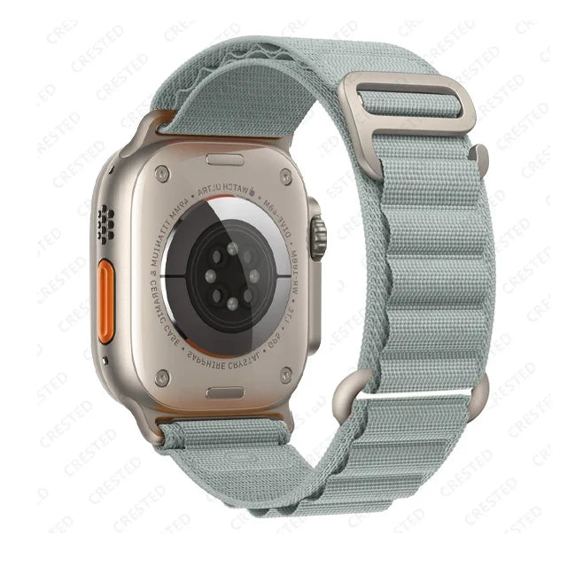 Alpine Style Nylon Apple Watch Loop with Metal Hook