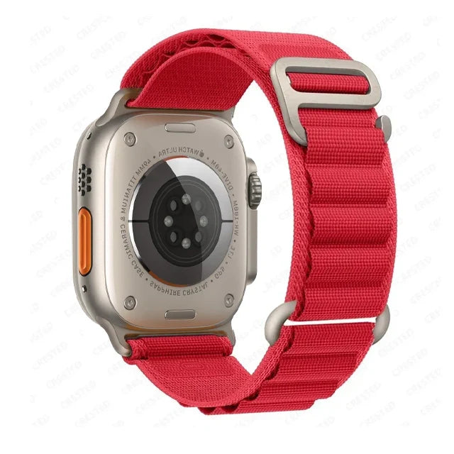 Alpine Style Nylon Apple Watch Loop with Metal Hook