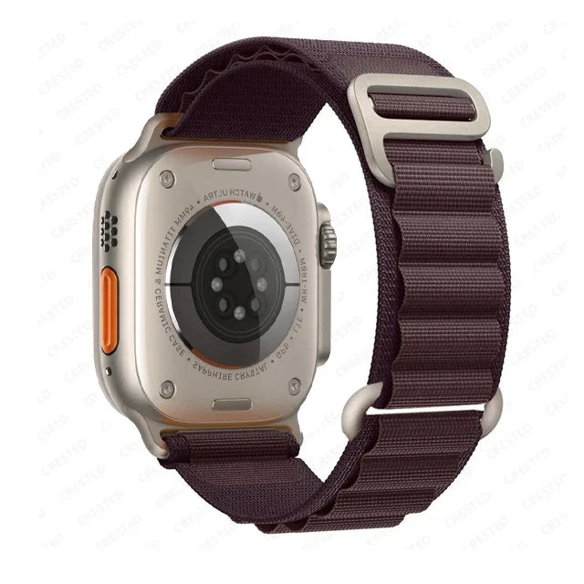 Alpine Style Nylon Apple Watch Loop with Metal Hook