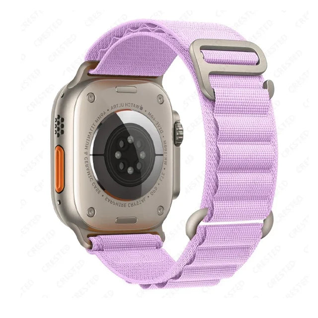 Alpine Style Nylon Apple Watch Loop with Metal Hook