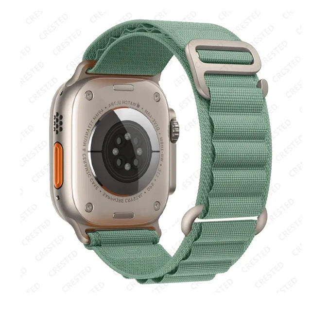Alpine Style Nylon Apple Watch Loop with Metal Hook