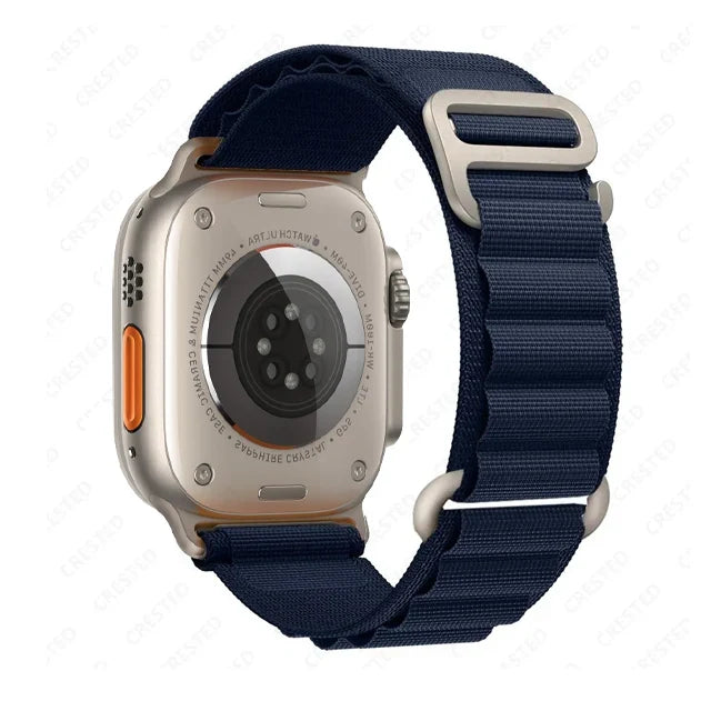 Alpine Style Nylon Apple Watch Loop with Metal Hook