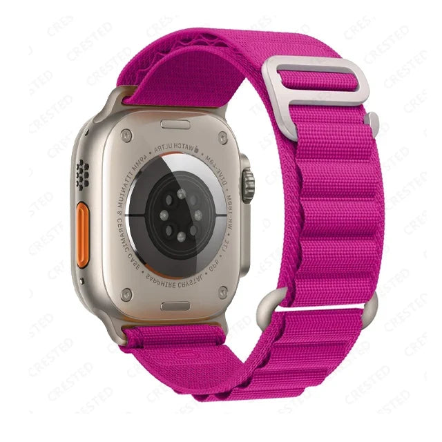 Alpine Style Nylon Apple Watch Loop with Metal Hook
