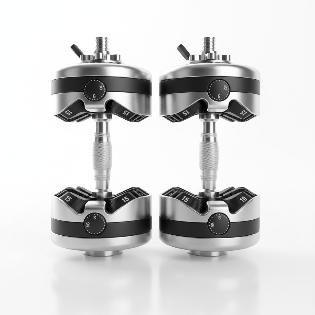 Adjustable Dumbbell Set – 2–10kg Per Dumbbell