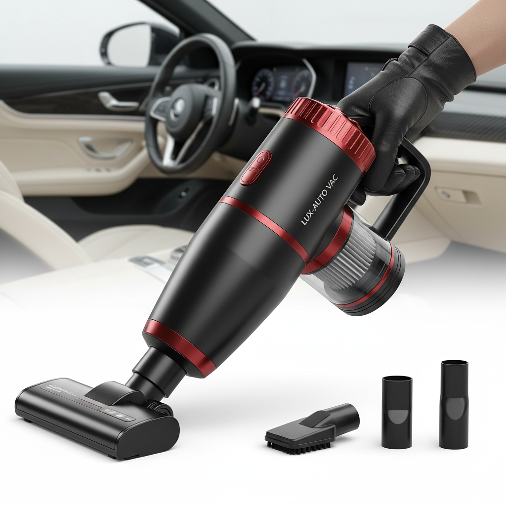 Portable Car Vacuum Cleaner – Cordless 15000Pa Strong Suction