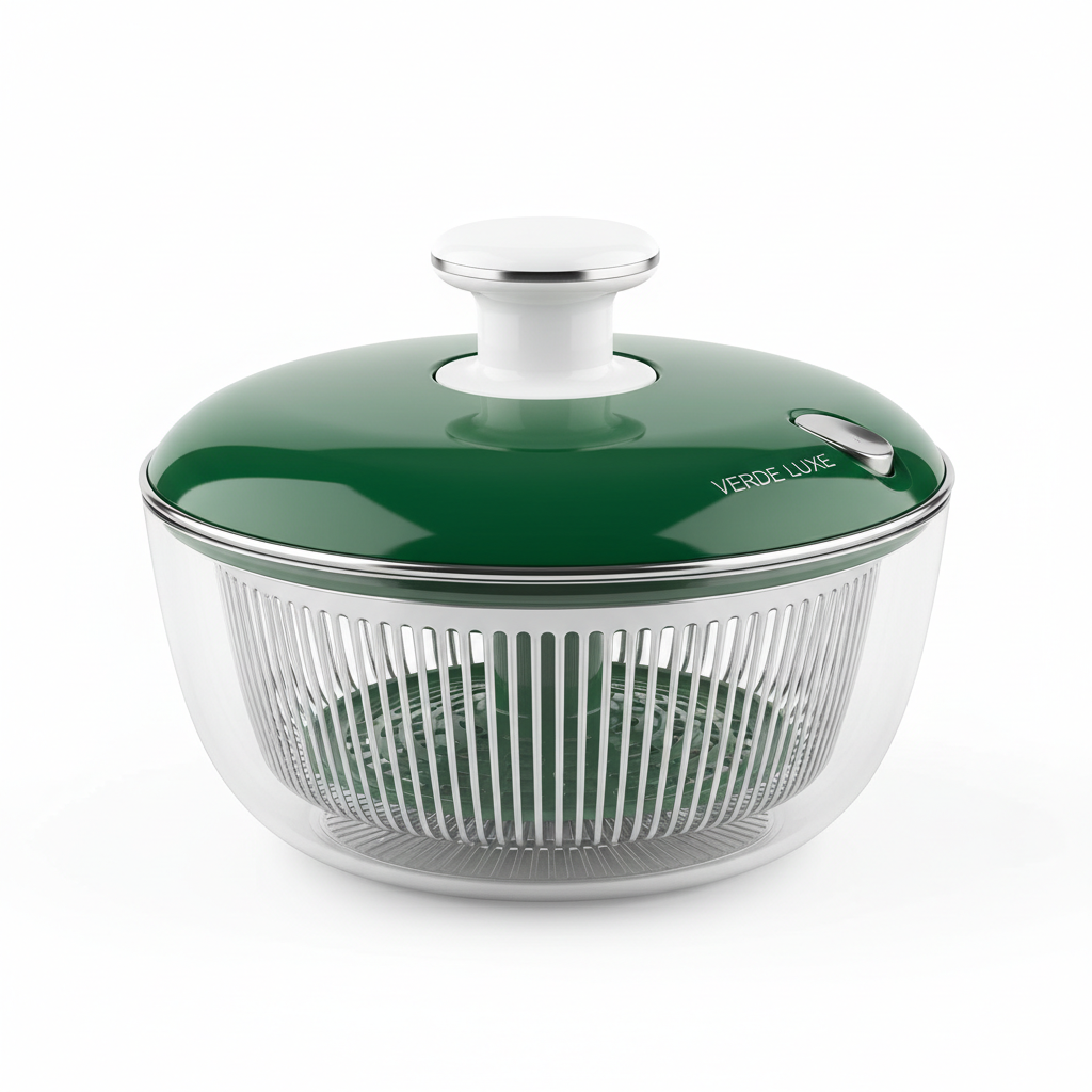 Large Salad Spinner with One-Touch Lid