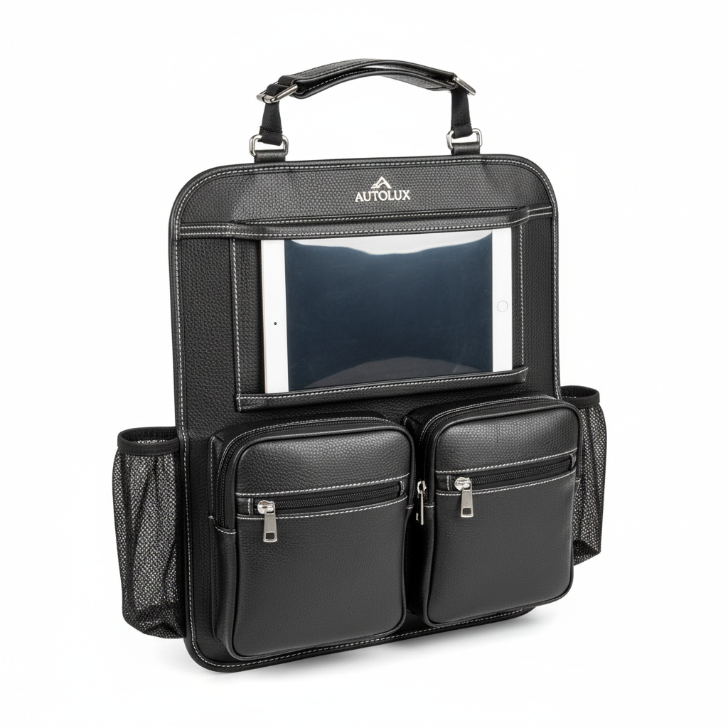 Car Seat Back Organizer – Multi-Pocket Storage with Tablet Holder