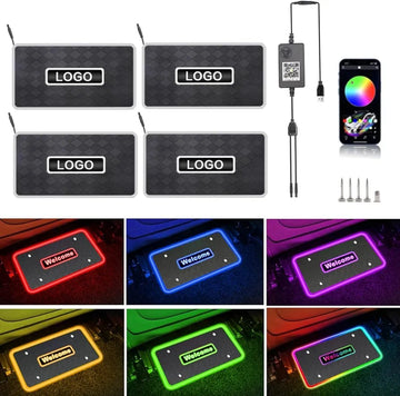 Personalized Car Floor Mat Light