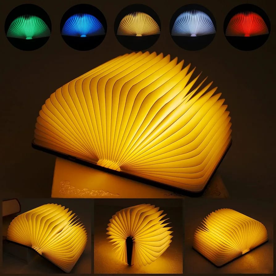 Wooden Book Light