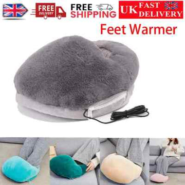 USB Heated Feet Warmer Slippers