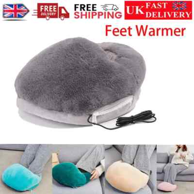 USB Heated Feet Warmer Slippers